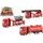 Hasičské auto na zpětné natažení - mix 3 druhy