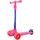 Dětská koloběžka Scooter 708 se svítícími koly - růžová