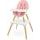 Dětská jídelní židlička Caretero Tuva - růžová