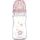 CANPOL 35/217 Antikoliková lahvička se širokým hrdlem Easystart Newborn Baby 240 ml růžové květy