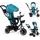 Ecotoys dětská tříkolka s otočným sedadlem Trike 2v1 zelená