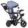 Ecotoys dětská tříkolka s otočným sedadlem Trike 2v1 šedá