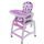 Ecotoys jídelní židlička 3v1 fialová