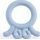 GiliGums Dětské silikonové kousátko Baby Octopus Teether, 3m+, sv. modrá, 1 ks