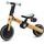 KINDERKRAFT 4TRIKE dětská skládací tříkolka 2v1 Sunflower Blue