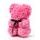 Medvídek z růží růžový Rose Bear 25 cm