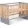 Dětská postýlka se zábranou Klups Pauline Dub/Grafit