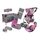Doris kočárek pro panenky 7v1 šedý