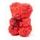 Medvídek z růží červený Rose Bear 25 cm