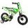 Dětské kolo Volare Motobike Green 12"