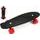 Skateboard - pennyboard - černá, červená kola