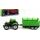 Traktor s přívěsem - mix 2 barvy
