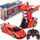 Robot transformer 2v1 Robocar 1:18 červený