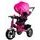 Majlo Toys tříkolka 2v1 s nafukovacími koly PRO600 růžová