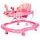 Dětské vzdělávací chodítko Laugh Walker růžové