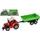 Traktor s vlekem a výklopkou - mix 2 barvy