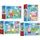 Minipuzzle 54 dílků Šťastný den Prasátka Peppy/Peppa Pig - mix 4 druhy