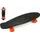 Skateboard - pennyboard - černá barva, oranžová kola