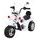 Dětská elektrická tříkolka Hot Chopper bílá