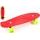 Skateboard - pennyboard - červený, zelená kola