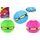 Flat Ball - Hoď disk, chyť míč! - mix 4 barvy