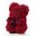 Medvídek z růží bordo Rose Bear 25 cm