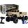 Nákladní auto 6x6 na dálkové ovládání Army Truck hnědé 1:12
