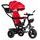 Ecotoys dětská tříkolka s otočným sedadlem Trike 2v1 červená