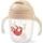 Dětský hrneček se zatíženým brčkem - béžový
