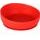 Doidy Cup Silikonový talíř s přísavkou - červená