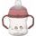 CANPOL babies Hrneček se silikonovým pítkem FirstCup BONJOUR PARIS 150ml růžový