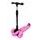 Majlo Toys dětská koloběžka růžová Myška se svítícími koly