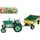 Traktor Zetor s valníkem zelený - na klíček