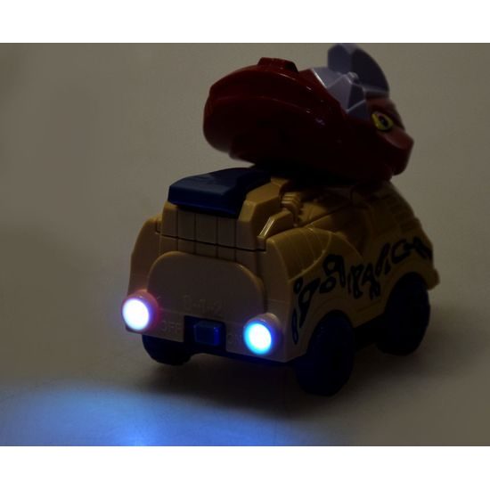Postavte si autodráhu s auty dinosaury, 143 dílků