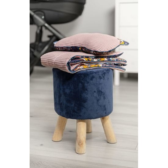 Souprava do kočárku Wafel boho růžová