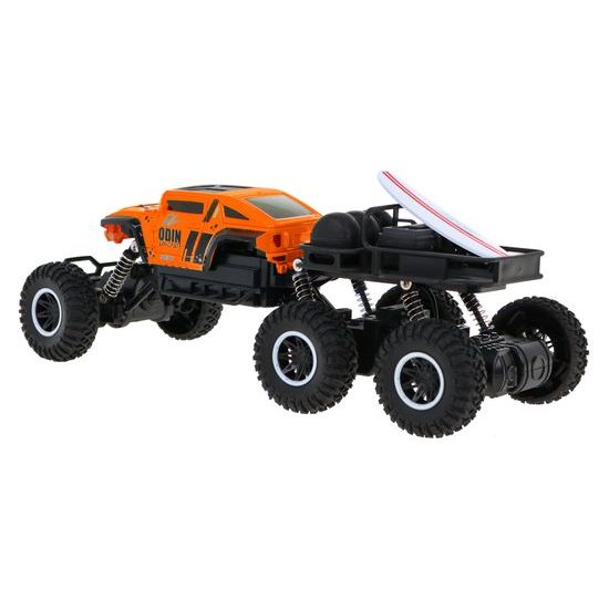 Auto na dálkové ovládání šestikolové Monster Truck oranžové 1:18