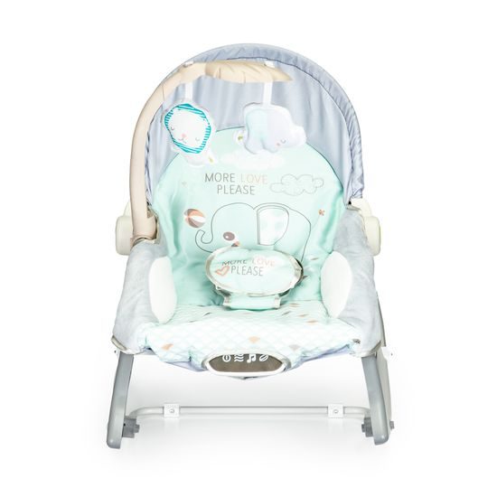 Ecotoys kojenecké lehátko 3v1 s vibracemi a hudbou Elephant