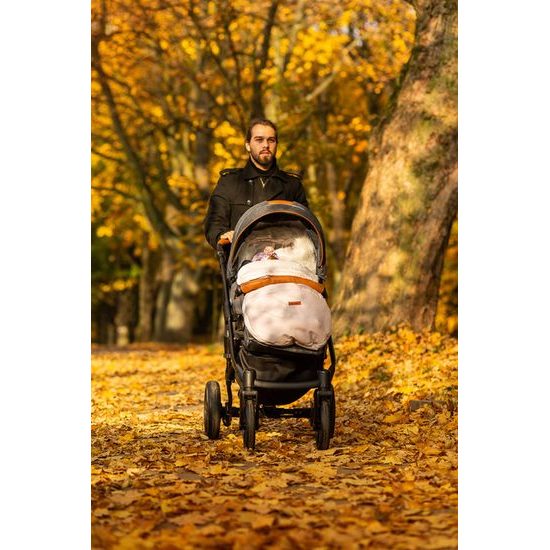 Sensillo Zimní fusak do kočárku Indiana grafitový