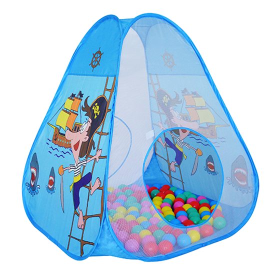 IPlay dětský stan Piráti + 100 barevných míčků