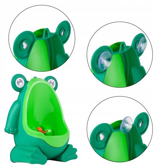 Dětský pisoár Žabka zelená