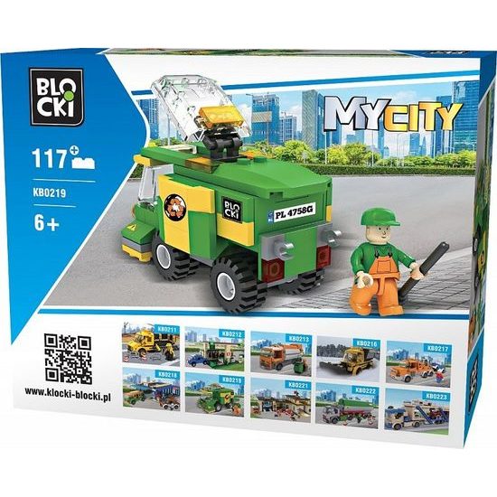 Blocki MyCity stavebnice zametací vůz 117 dílků