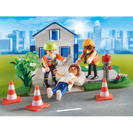 Playmobil figurky záchranářů s příslušenstvím 120 dílků
