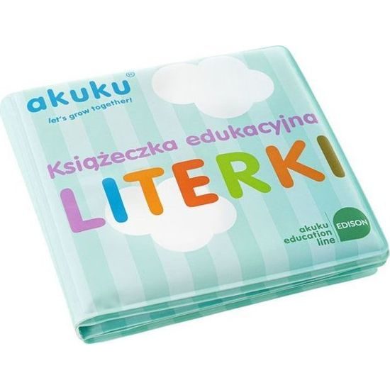 Akuku Vzdělávací knížka do vody písmena