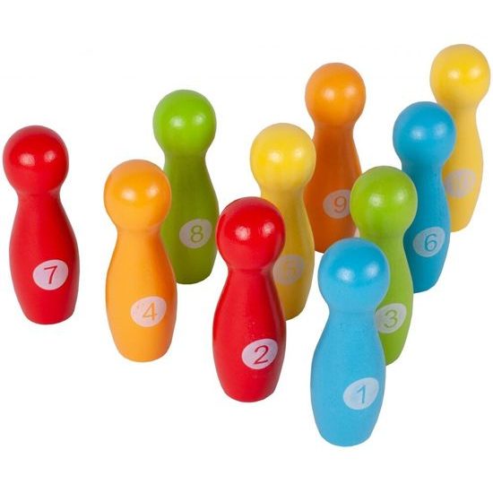 Dětské dřevěné kuželky Bowling Spill
