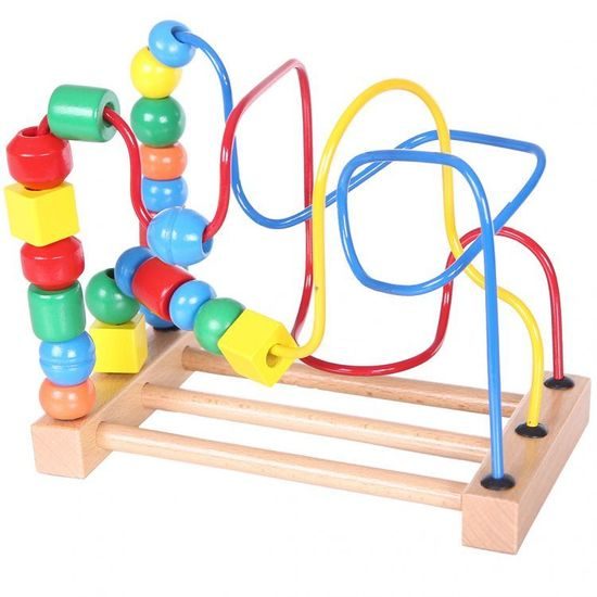 Ecotoys dřevěný edukační labyrint Mula