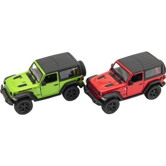 Auto Kinsmart Jeep Wrangler 2018 pevná střecha - mix 4 barvy