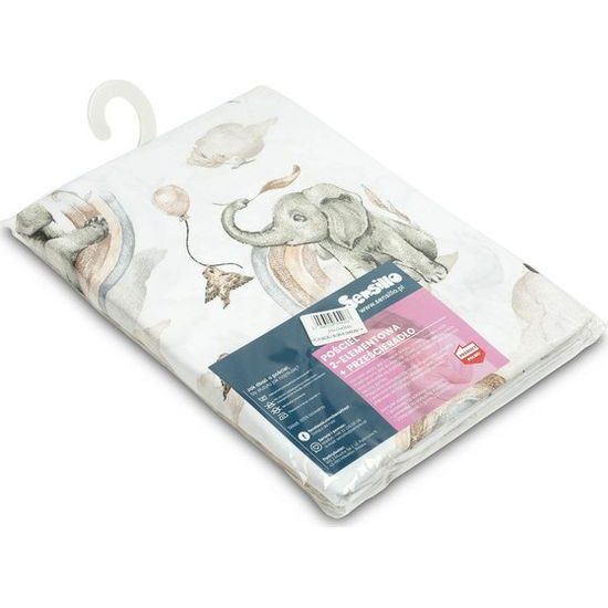 Dětská sada do postýlky polštář a peřina 3ks Sloní sen