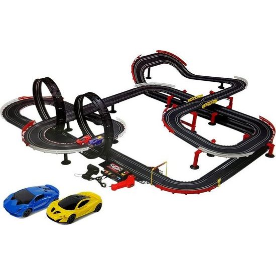Závodní dráha s autíčky 1420 cm na dálkové ovládání