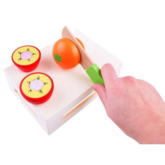 Majlo Toys dřevěné ovoce v bedýnce Fruit Box