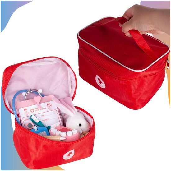 Velká dřevěná souprava Malý zubař